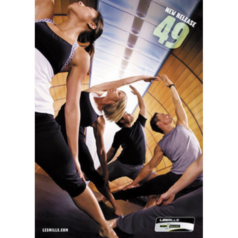 Les Mills Bodyflow 49 DVD, CD, Notes Body flow balance