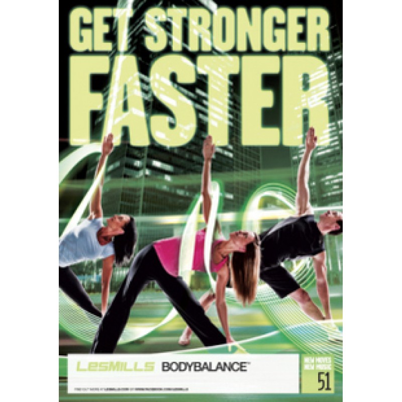 Les Mills Bodyflow 51 DVD, CD, Notes Body flow balance