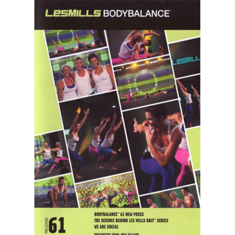 Les Mills BODYBALANCE 61 DVD, CD, Notes BODY BALANCE