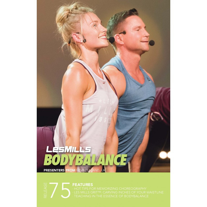 Les Mills BODYBALANCE 75 DVD, CD, Notes BODY BALANCE