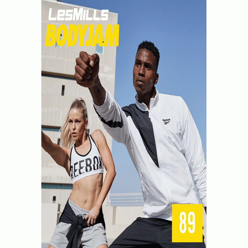 [Hot Sale]2019 Q2 LesMills Routines BODY JAM 89 DVD+CD+NOTES