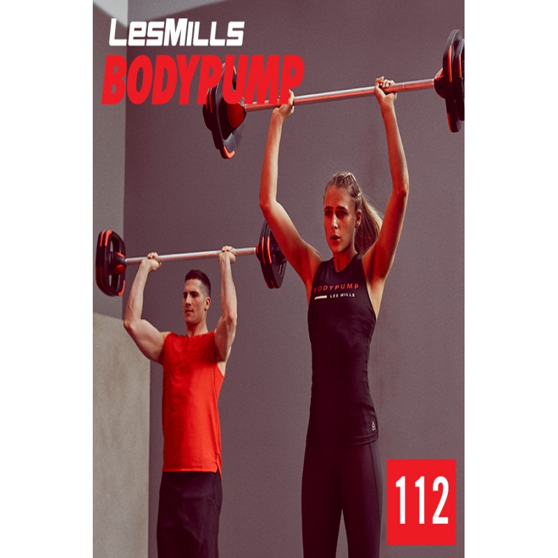 [Hot Sale]LesMills Routines BODY PUMP 112 New Release BP112 DVD, CD & Notes