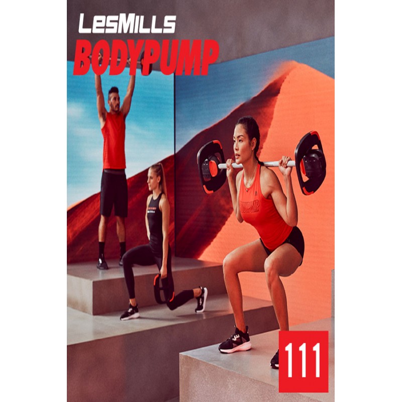 [Hot Sale] 2019 Q3 LesMills Routines BODY PUMP 111 DVD + CD + Notes