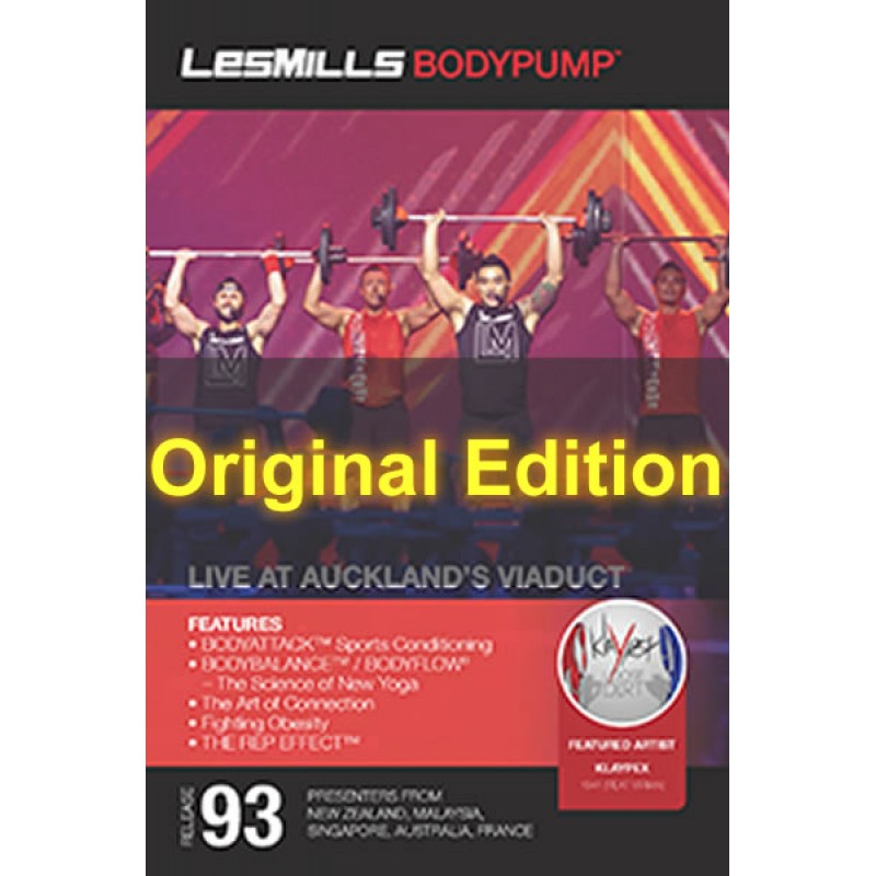 BODY PUMP 93 HD DVD + CD + waveform graph