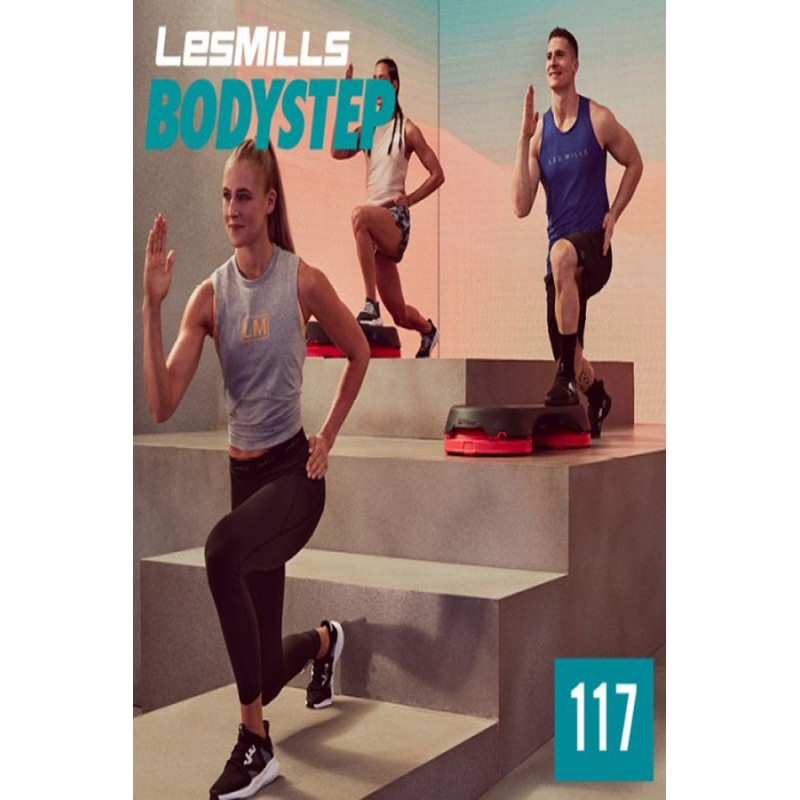 [Hot Sale]2019 Q3 LesMills Routines BODY STEP 117 DVD + CD + NOTES