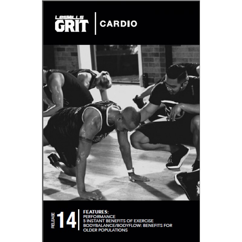 GRIT Cardio 14 DVD+CD + waveform graph 