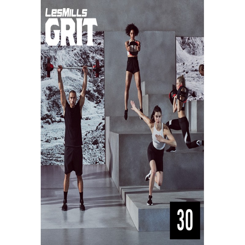 [Hot sale]2019 Q3 Routines GRIT Cardio 30 DVD+CD + waveform graph