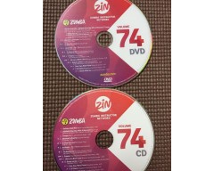 [Hot Sale]2018 New dance courses ZIN ZUMBA 74 HD DVD+CD